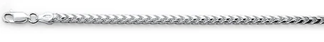 100-3MM Oval Franco .925 Sterling Silver Chain 20-28" NEW
