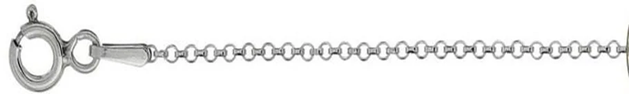 045-3.7MM Rolo Chain .925  Solid Sterling Silver Available in 7"- 24" inches NEW