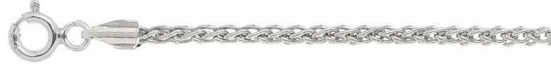 035-1.5MM Wheat/Spiga Chain .925 Solid Sterling Silver Available in 16"-20" inches NEW