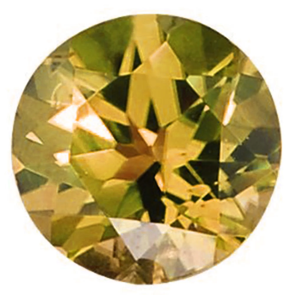 Click to view Round Brilliant Cut Olive Loose Gemstones variation