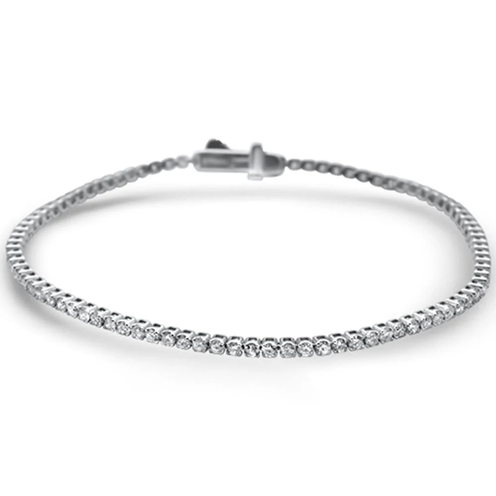 <span>DIAMOND CLOSEOUT! </span> 2.00ct G SI 14KT White Gold Diamond Tennis Bracelet 7"