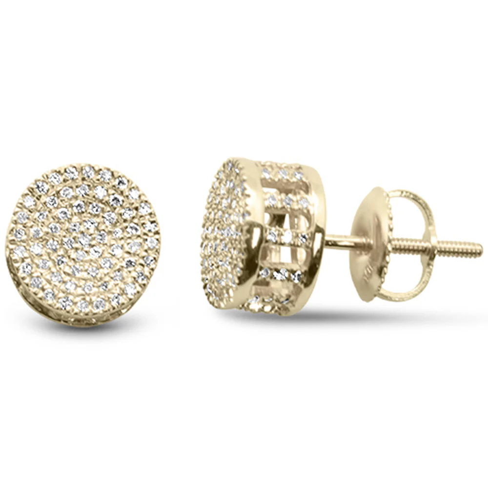 <span>DIAMOND CLOSEOUT! </span> .27ct G SI 10K Yellow Gold Diamond Fashion Earrings