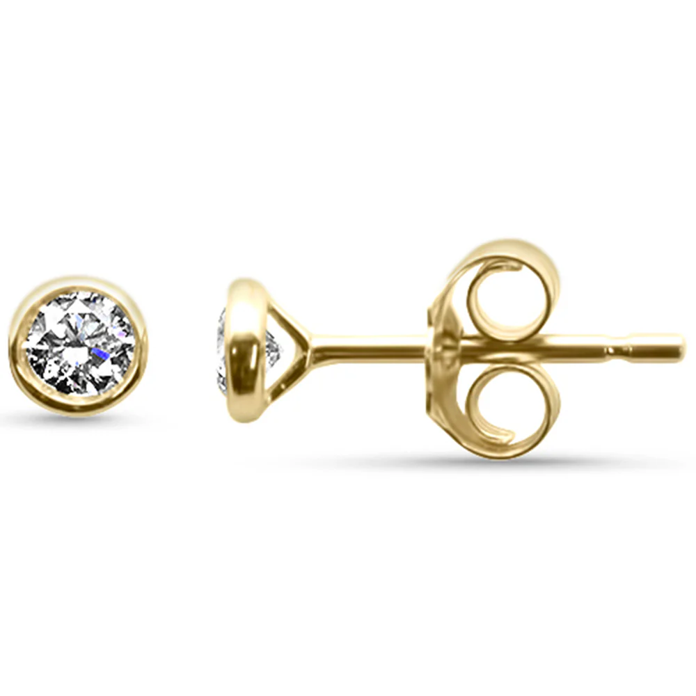 .22ct G SI 14K Yellow Gold Diamond Stud Earrings