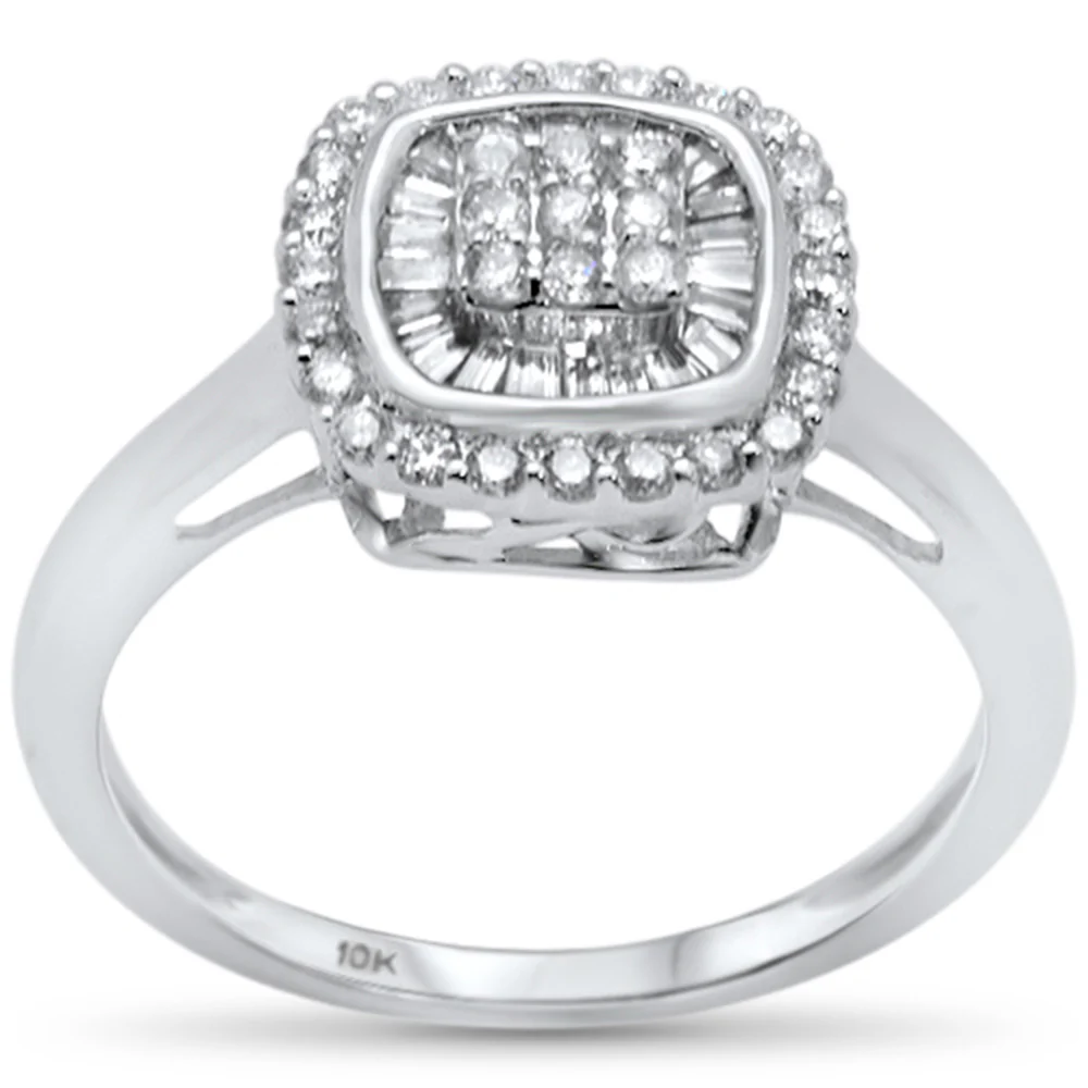 <span>DIAMOND CLOSEOUT! </span>.51ct G SI 10K White Gold Diamond Engagement Ring Size 6.5