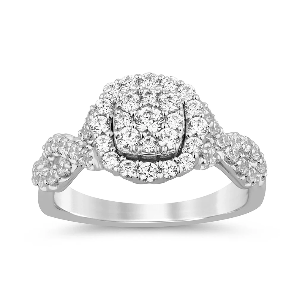 <span>DIAMOND CLOSEOUT! </span> 1.00ct G SI 14K White Gold Diamond Engagement Ring Size 6.5