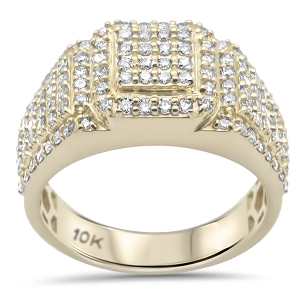 <span>DIAMOND CLOSEOUT! </span> 1.43ct G SI 10K Yellow Gold Men's Ring Band