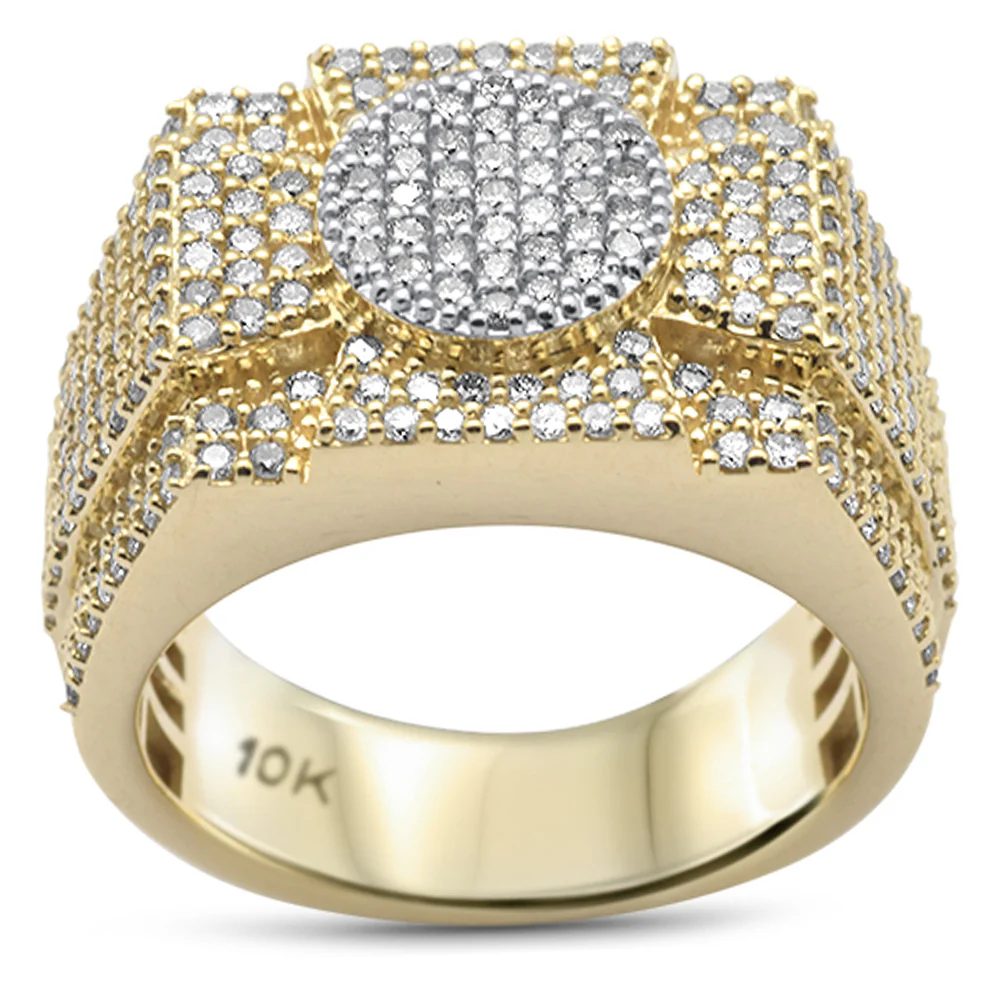 <span>DIAMOND  CLOSEOUT! </span> 2.00ct G SI 10K Yellow Gold Men's Ring Band