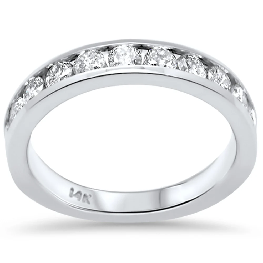 <span style="color:purple">SPECIAL!</span> 1.06ct G SI 14K White Gold  Diamond Women's Ring Size 6.5