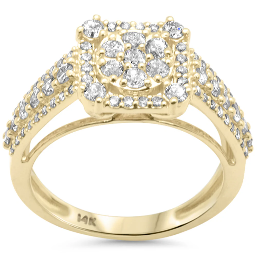 <span style="color:purple">SPECIAL!</span> 1.01ct G SI 14K Yellow Gold Diamond Engagement Ring Size 6.5