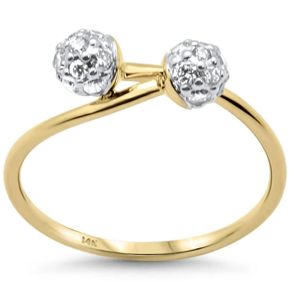 <span style="color:purple">SPECIAL!</span>.50ct G SI 14K Yellow Gold Diamond Band Ring Size 6.5