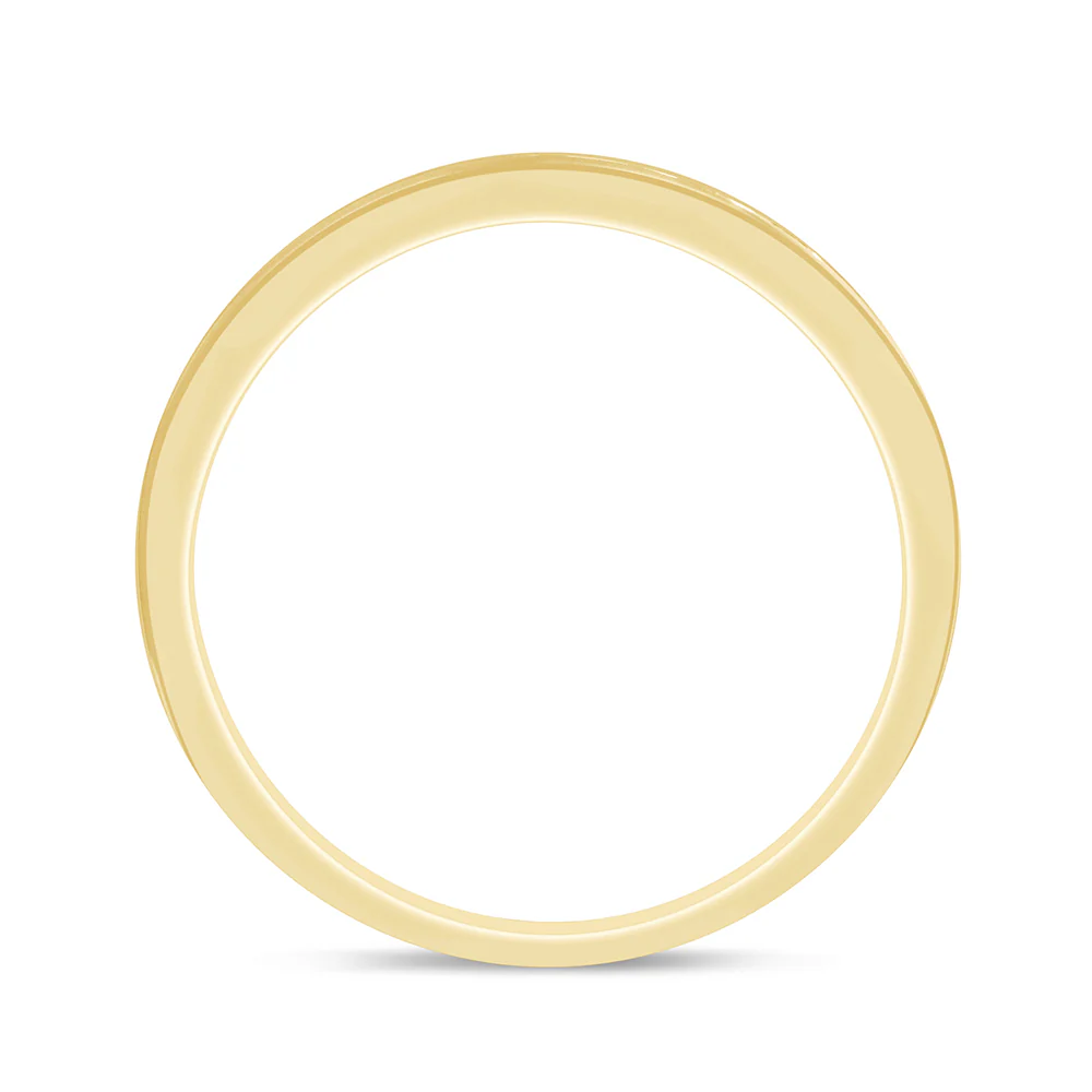 <span style="color:purple">SPECIAL!</span> .22ct G SI 14K Yellow Gold Diamond Wedding Band Size 6.5 - Image 2