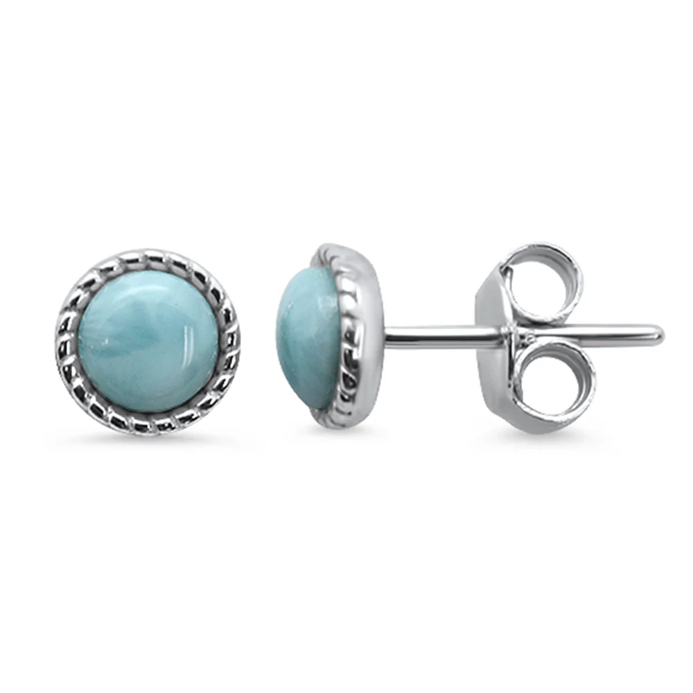 Round Braided Milgrain .925 Sterling Silver Earrrings