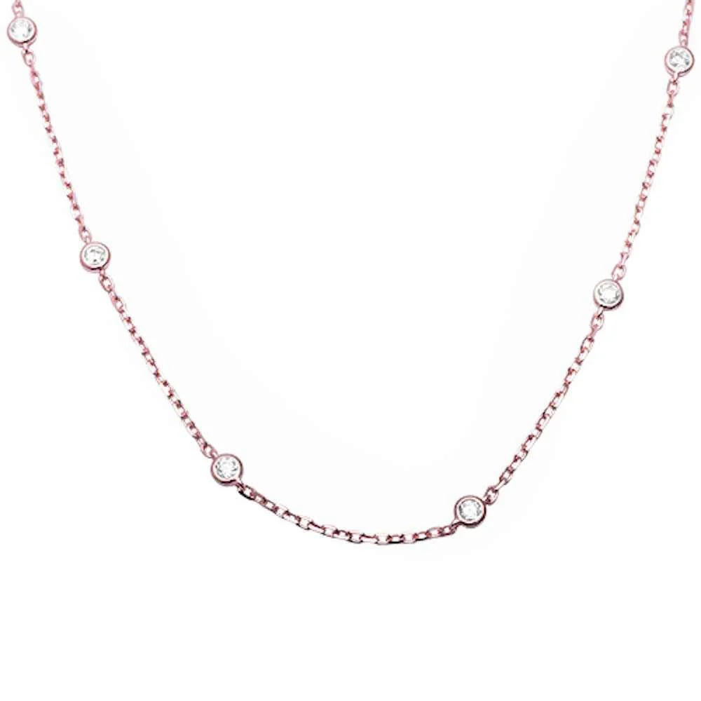 "Diamond By the Yard" Available 3 Colors .925 Sterling Silver Pendant Necklace - Image 3