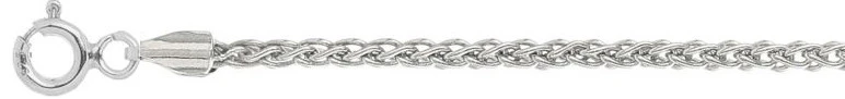045-1.9MM Made in Italy .925 Solid Sterling Silver Wheat/Spiga Chain 7"-24" Long NEW